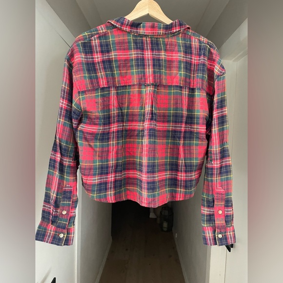 NWT | AE | Cozy Cabin Cropped Flannel | Sz S - Picture 5 of 7